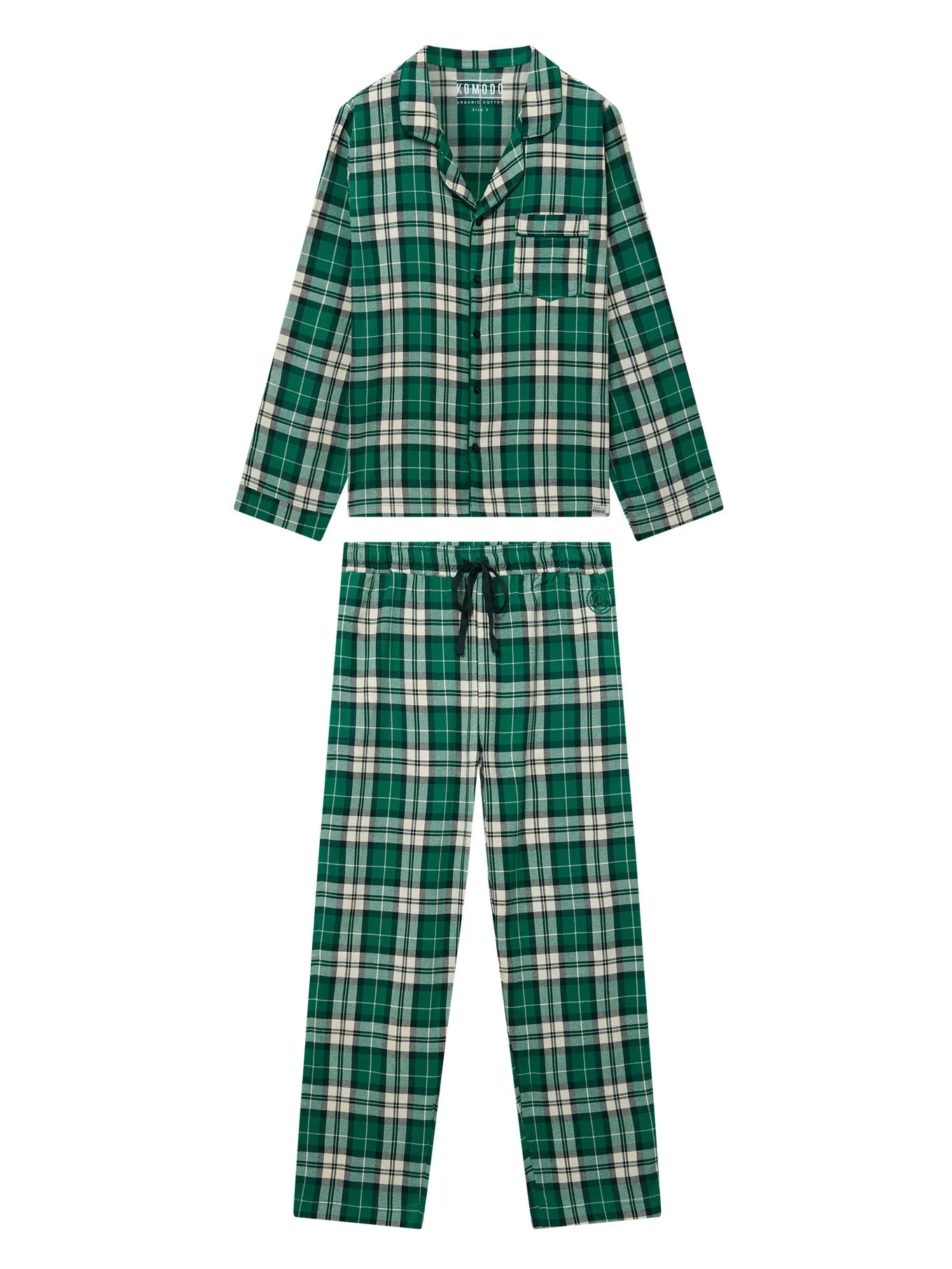 Jim Jam GOTS Organic Cotton Pyjama Set Green sold by Ivalo.com product image thumbnail 2