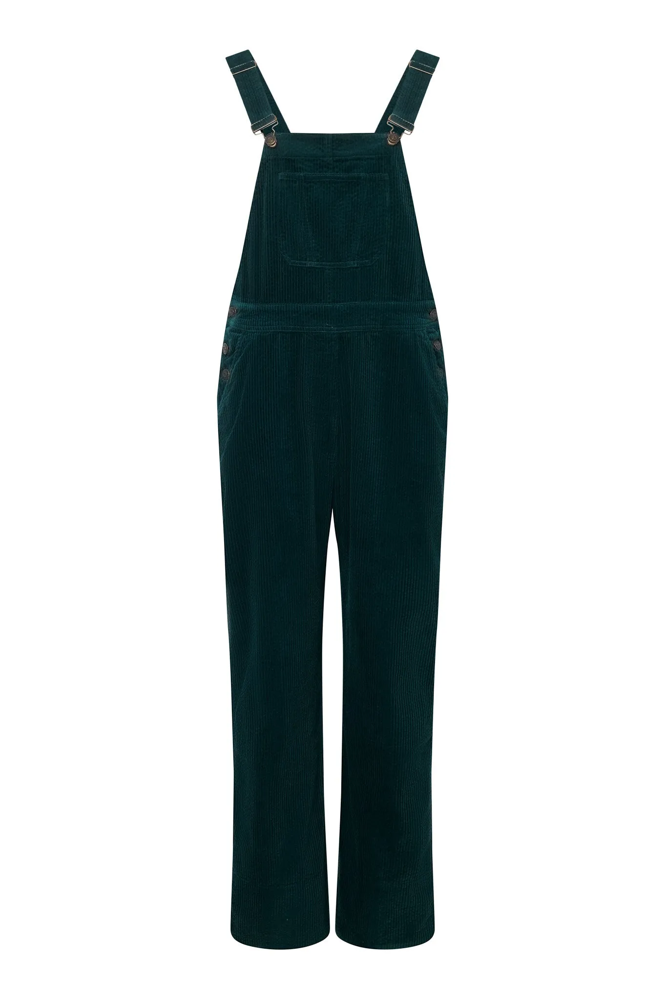Leni Organic Cotton Corduroy Dungaree Marine Green sold by Ivalo.com product image thumbnail 2