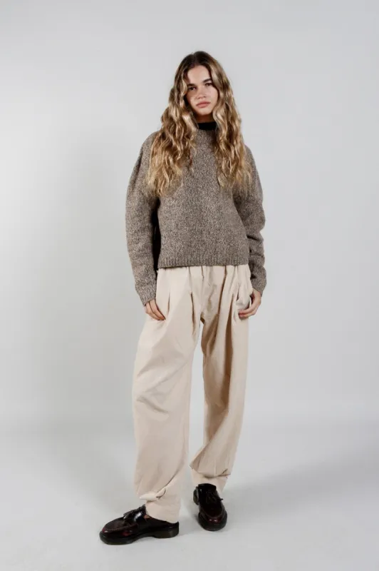 Mallory Organic Cotton Needlecord Trouser Winter White sold by Ivalo.com