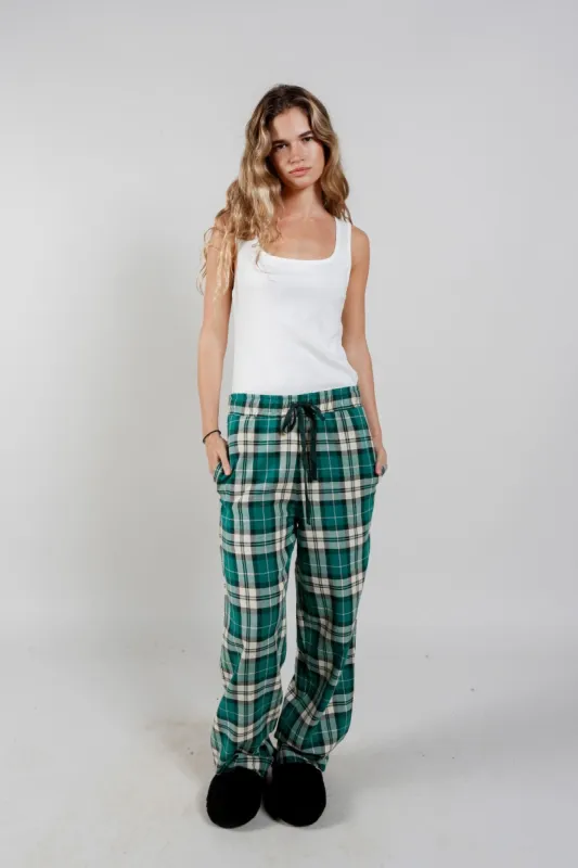 Jim Jam Organic Cotton Pyjama Bottoms Green sold by Ivalo.com
