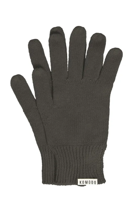 City Organic Cotton Gloves Grey sold by Ivalo.com