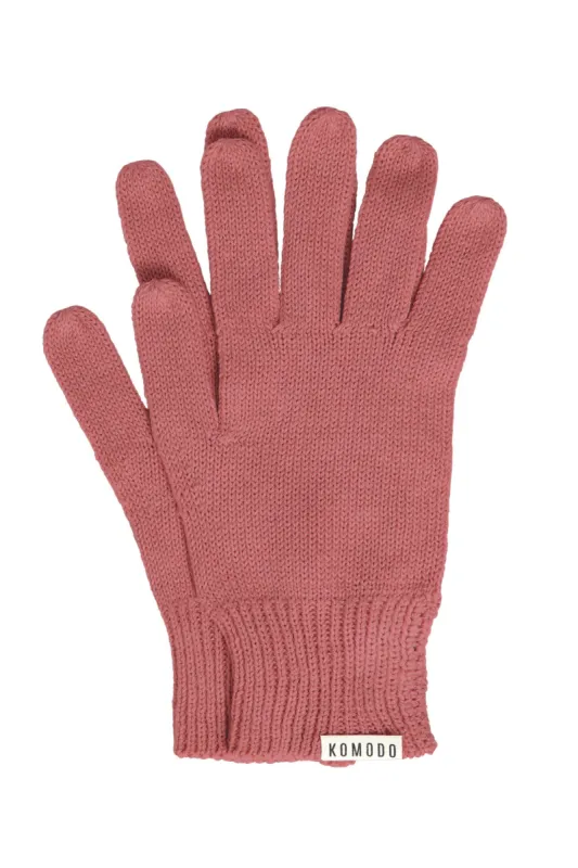 City Organic Cotton Gloves Pink sold by Ivalo.com