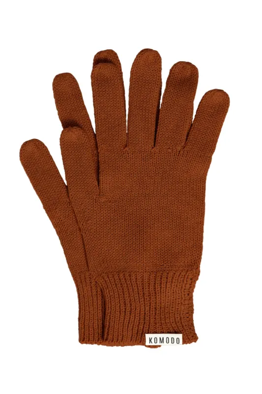 City Organic Cotton Gloves  Ginger sold by Ivalo.com