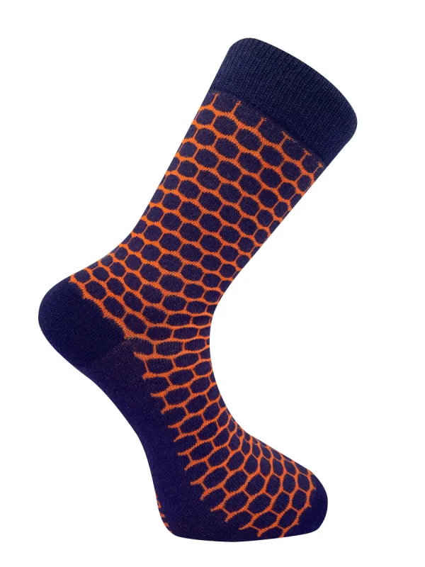 Dots GOTS Organic Cotton Socks Orange sold by Ivalo.com
