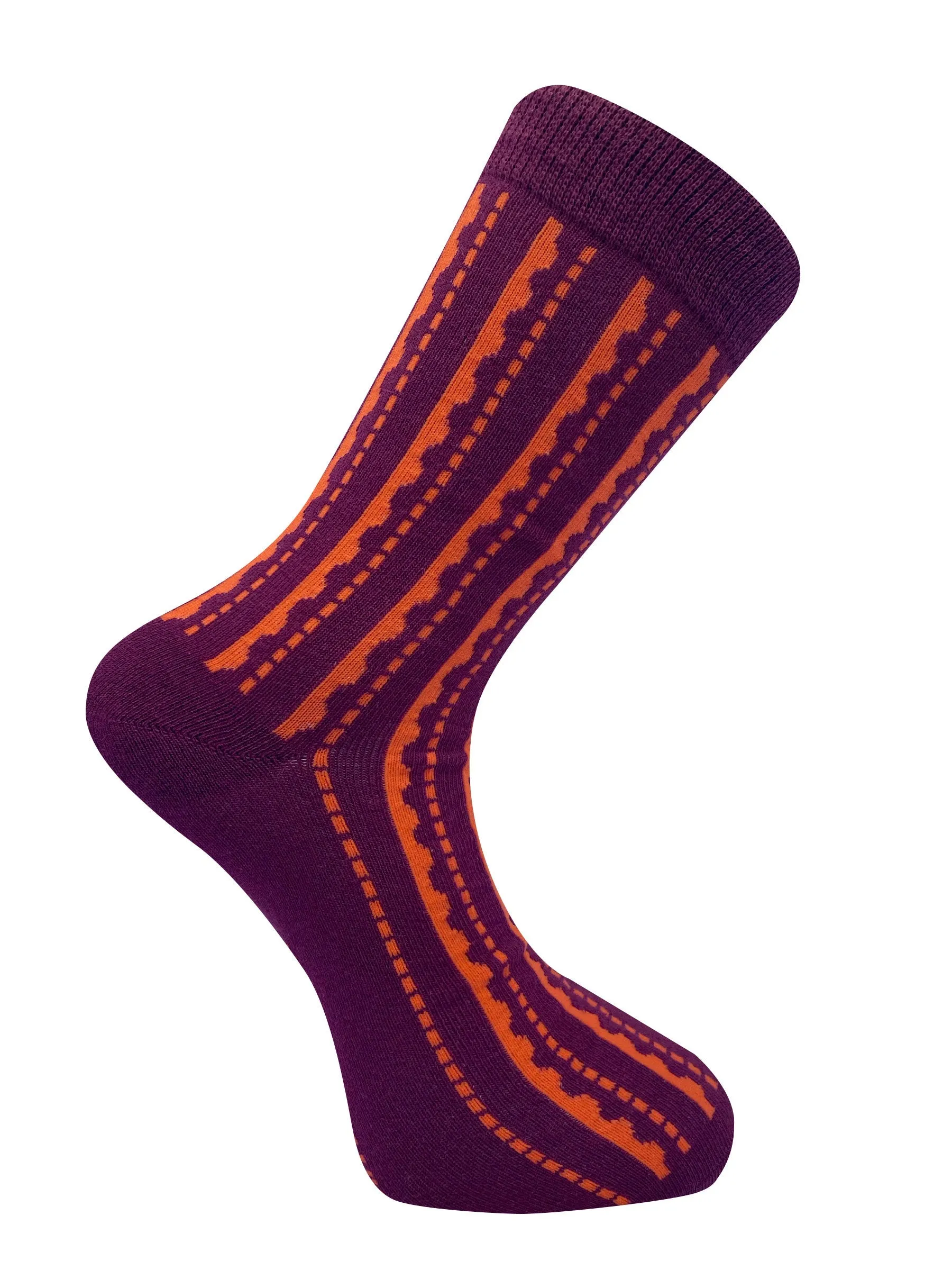 Trippy GOTS Organic Cotton Socks Terracotta sold by Ivalo.com