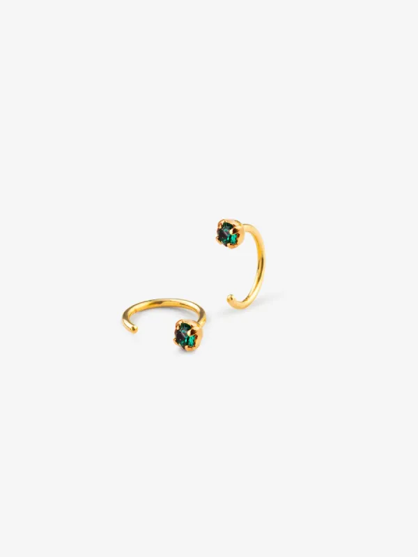 Dimitri Earrings Emerald Green sold by Ivalo.com