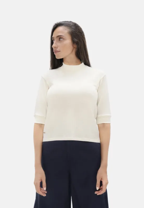 Doha High Neck Sweater White sold by Ivalo.com