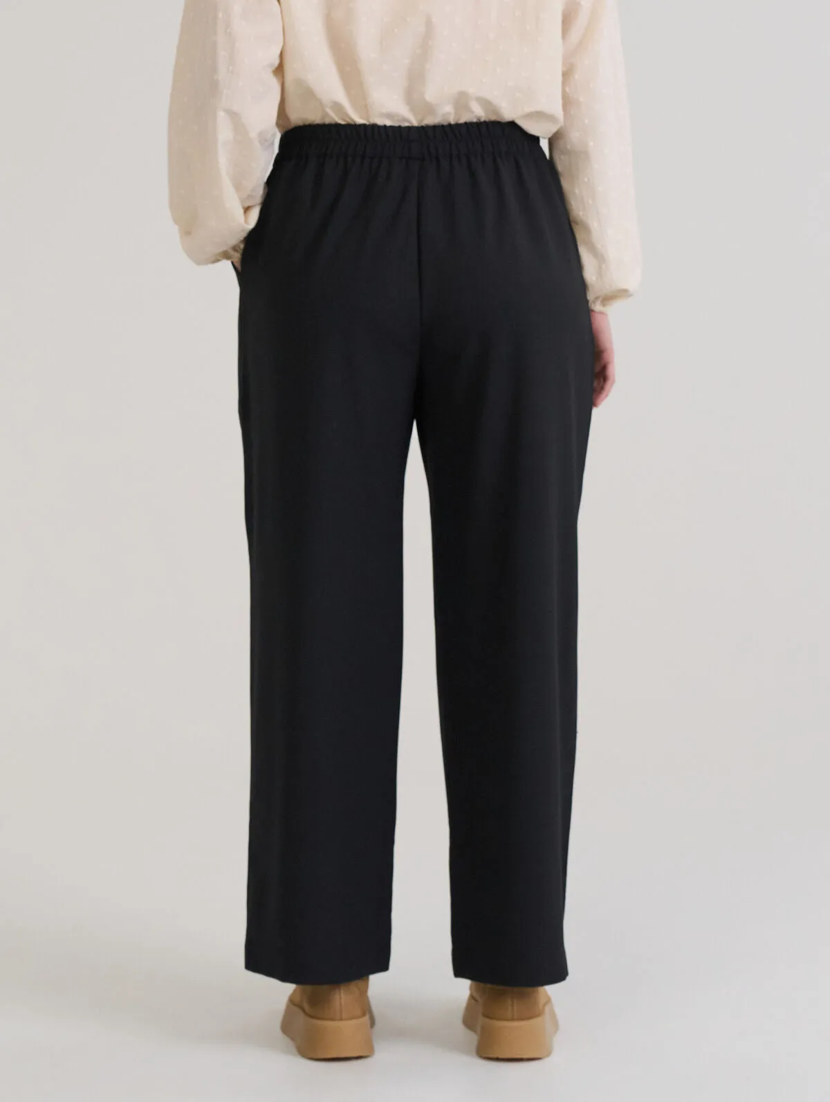 Elvi Wool Blend Pants Black sold by Ivalo.com product image thumbnail 2