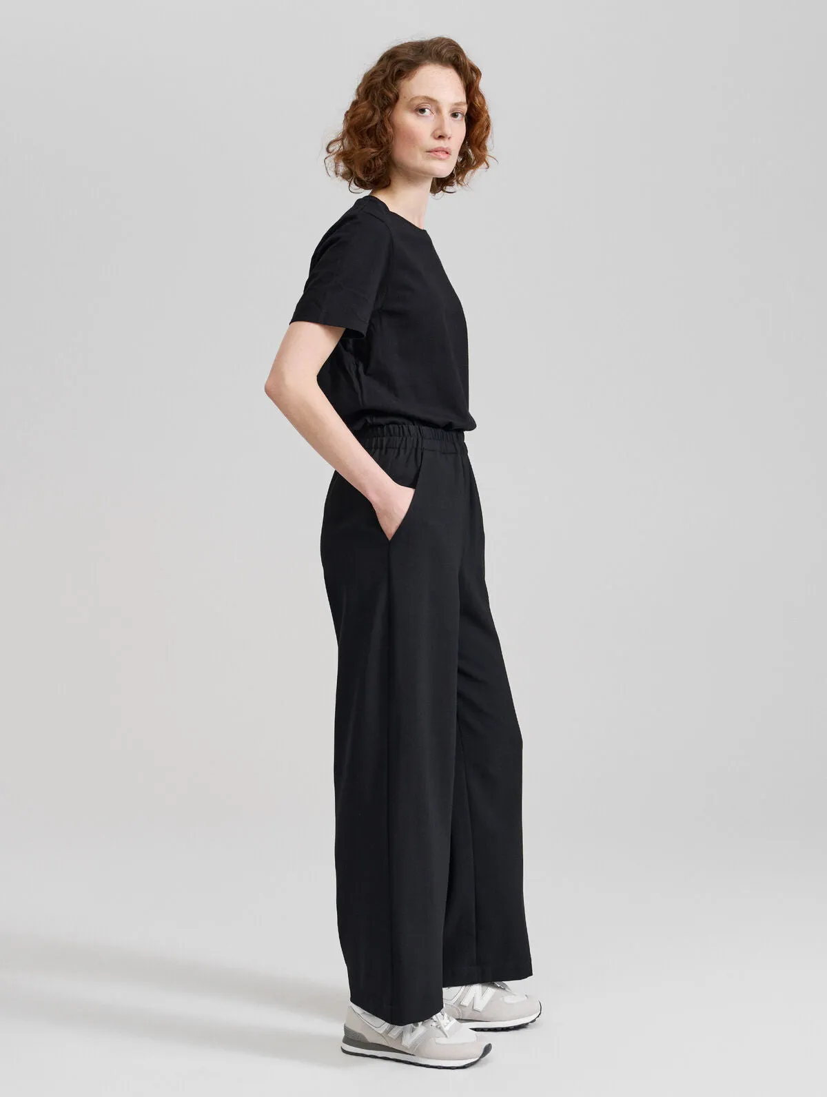 Elvi Wool Blend Pants Black sold by Ivalo.com product image thumbnail 4