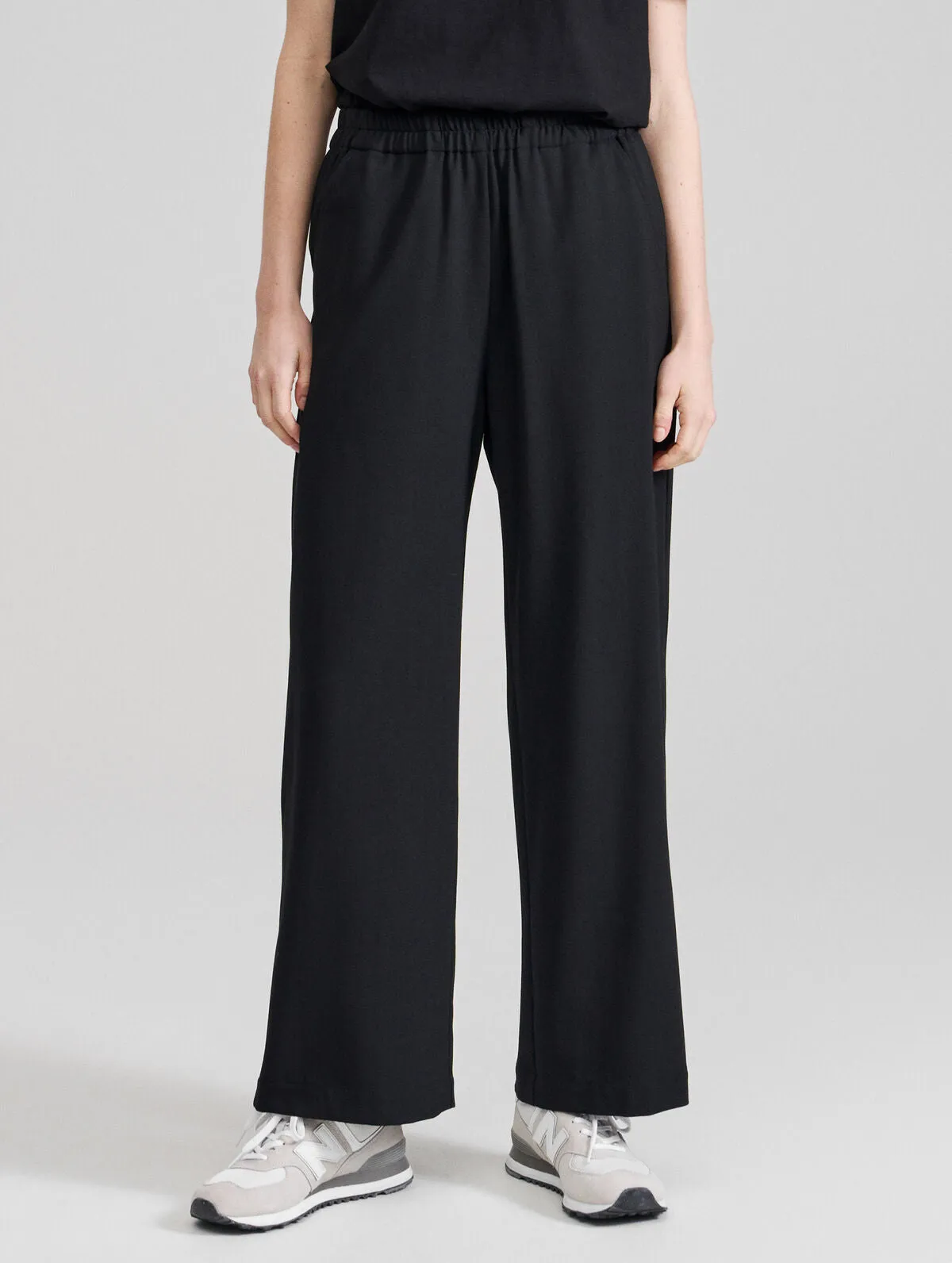 Elvi Wool Blend Pants Black sold by Ivalo.com product image thumbnail 3