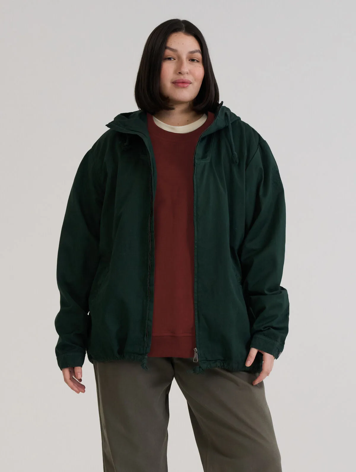 Zipper Anorak Dark Green sold by Ivalo.com