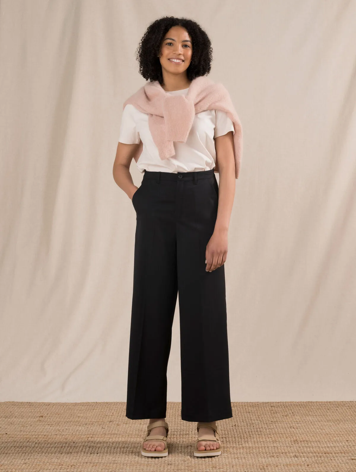 Emma Wool Blend Trousers Black sold by Ivalo.com product image thumbnail 4