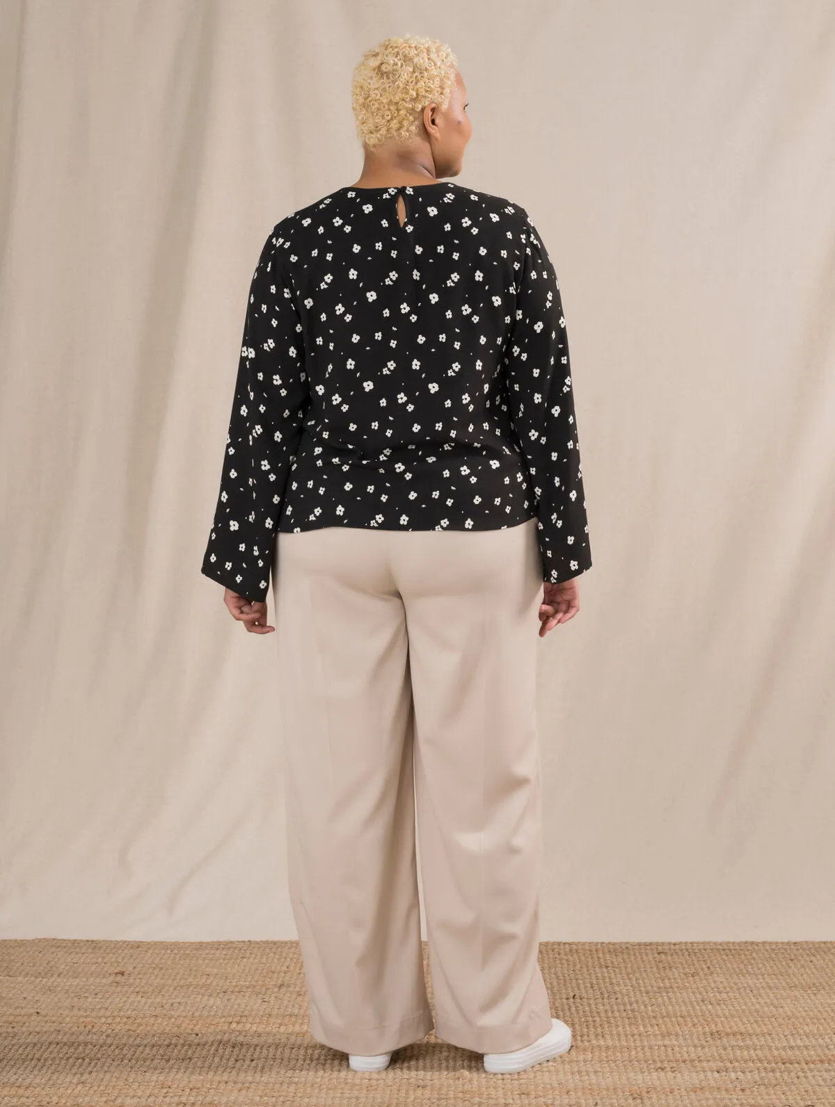 Emma Wool Blend Trousers Birch White sold by Ivalo.com product image thumbnail 2