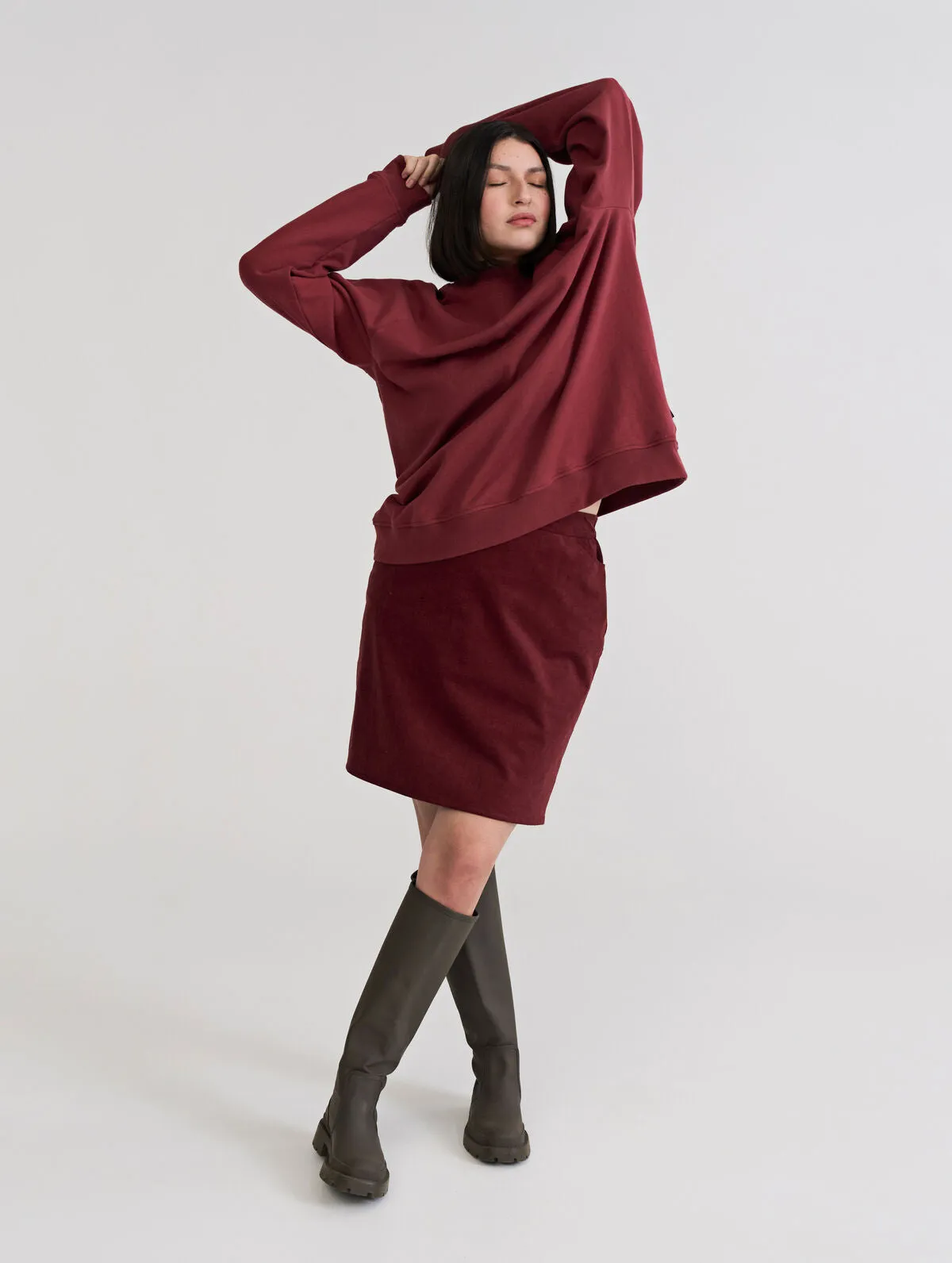 Sanni Corduroy Skirt Auburn Red sold by Ivalo.com product image thumbnail 4