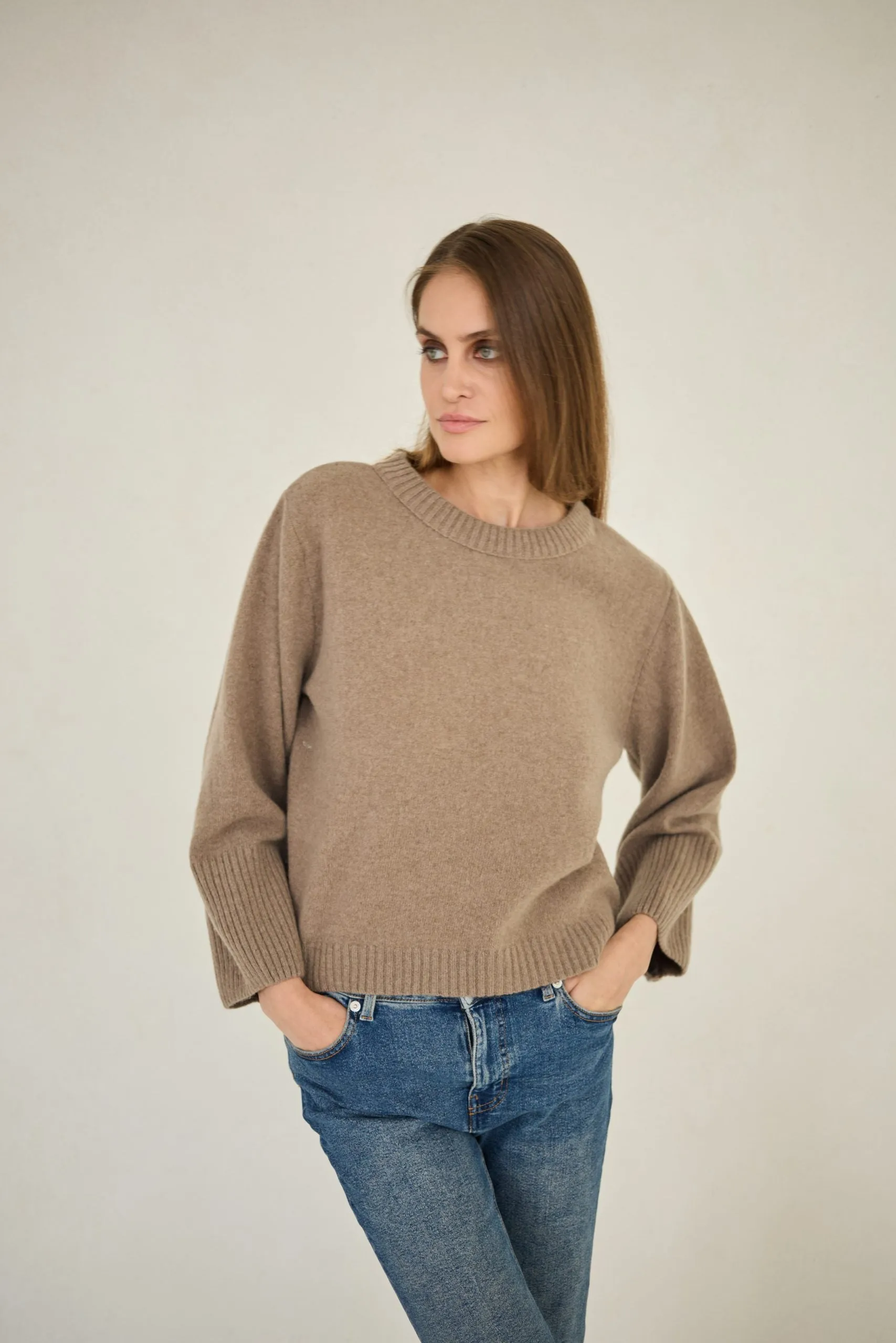 Cashmere Sweater Verona Taupe sold by Ivalo.com product image thumbnail 4