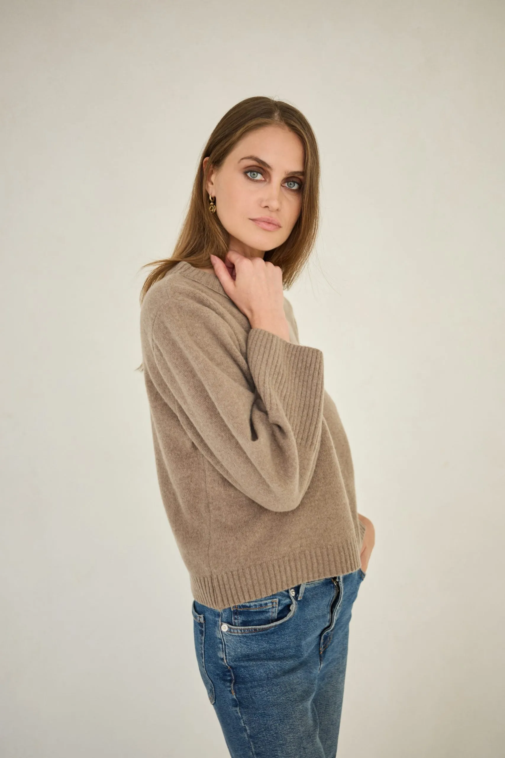 Cashmere Sweater Verona Taupe sold by Ivalo.com product image thumbnail 5