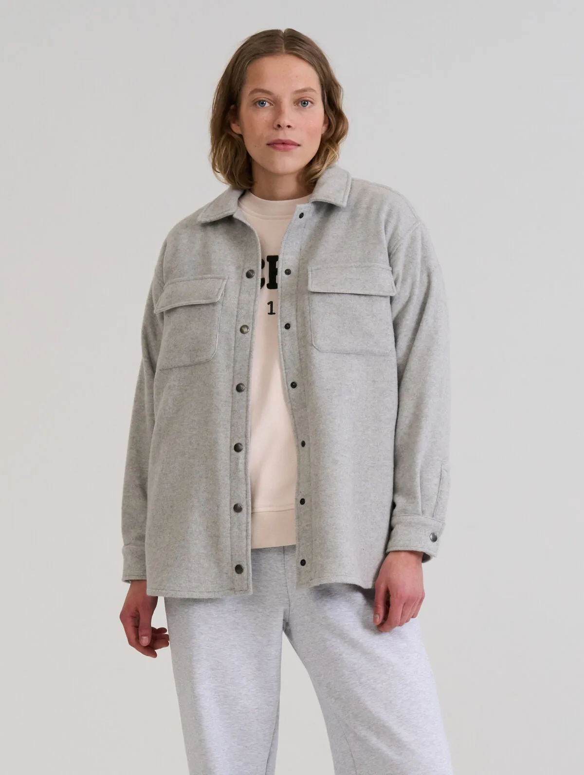 Enni Overshirt Marble Grey sold by Ivalo.com