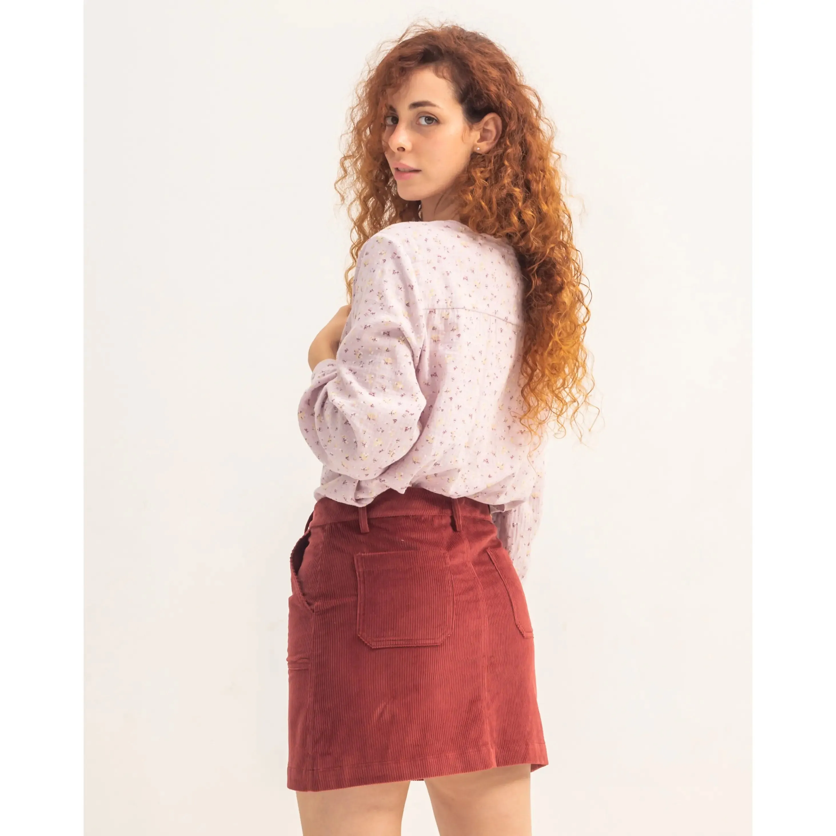 Romina Skirt Burgundy sold by Ivalo.com product image thumbnail 2