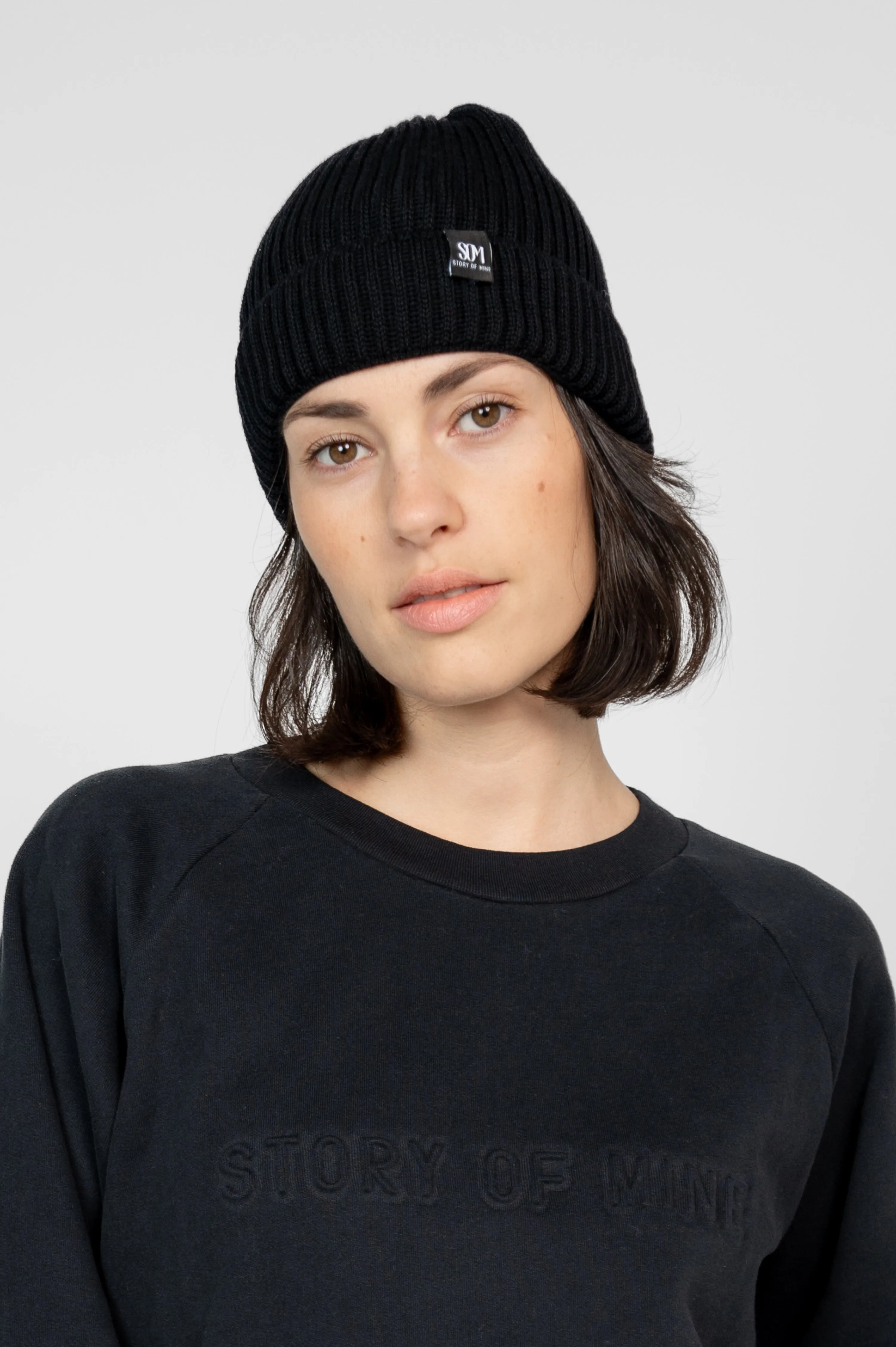 Mena Merino Beanie Black sold by Ivalo.com product image thumbnail 2