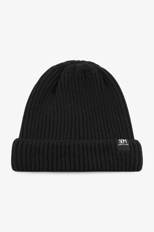 Mena Merino Beanie Black sold by Ivalo.com
