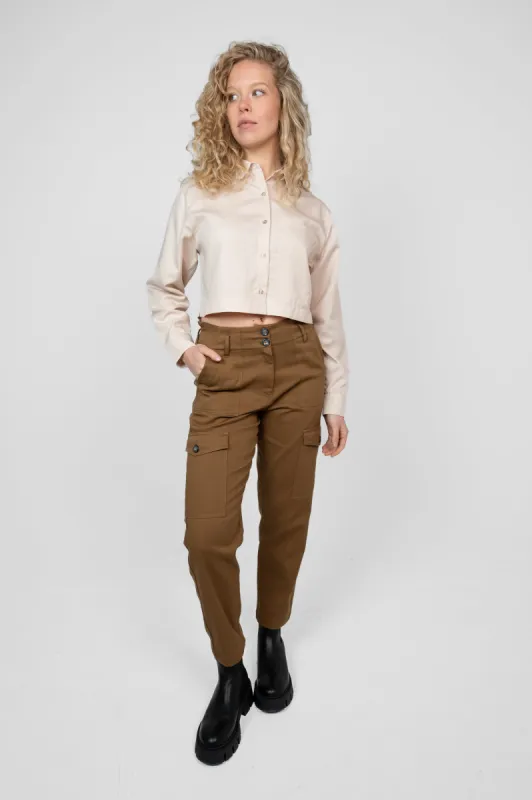 Utility Cargo Pants Brown sold by Ivalo.com