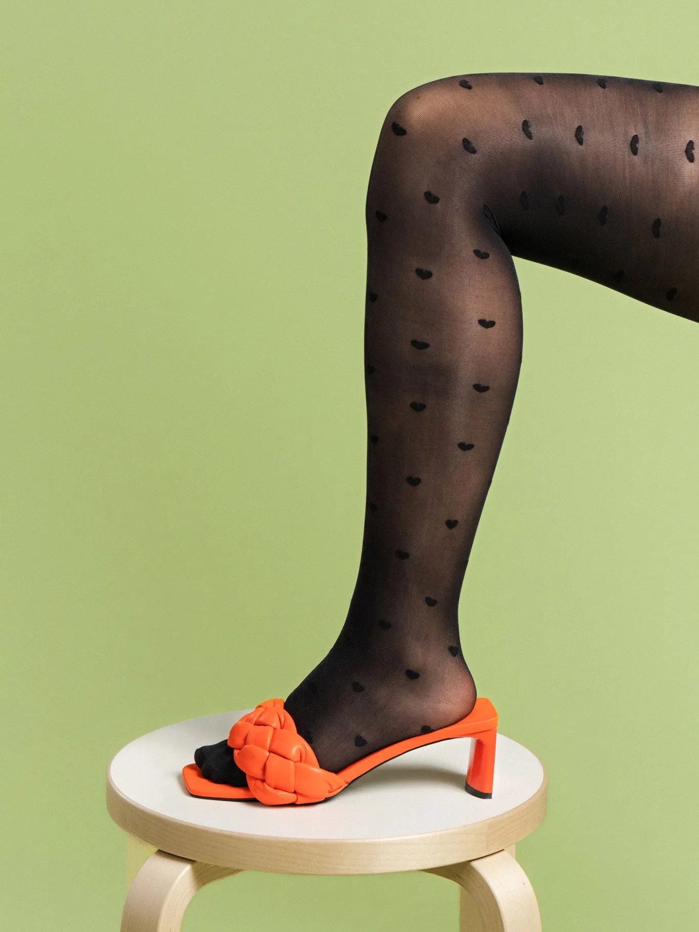 The 3D Pantyhose 20den Hearts Black sold by Ivalo.com product image thumbnail 4