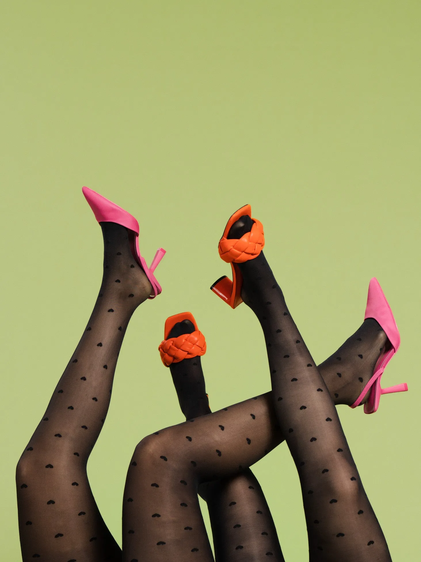 The 3D Pantyhose 20den Hearts Black sold by Ivalo.com product image thumbnail 2