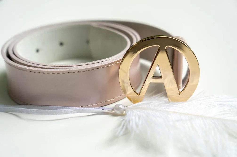 Leather Belt Powder Pink sold by Ivalo.com product image thumbnail 4