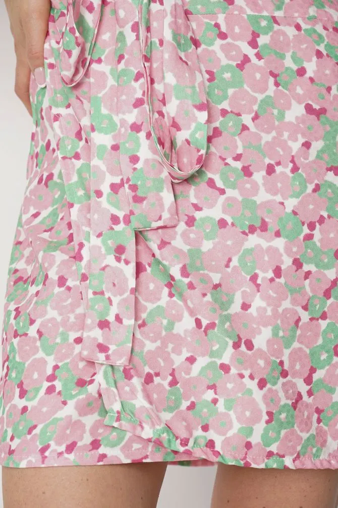 Lydia Wrap Dress Patterned Pink sold by Ivalo.com product image thumbnail 5