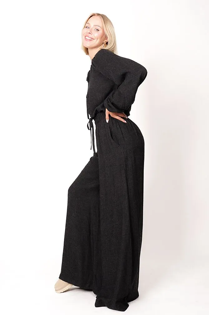 Skye Wide Leg Pants Graphite sold by Ivalo.com product image thumbnail 4