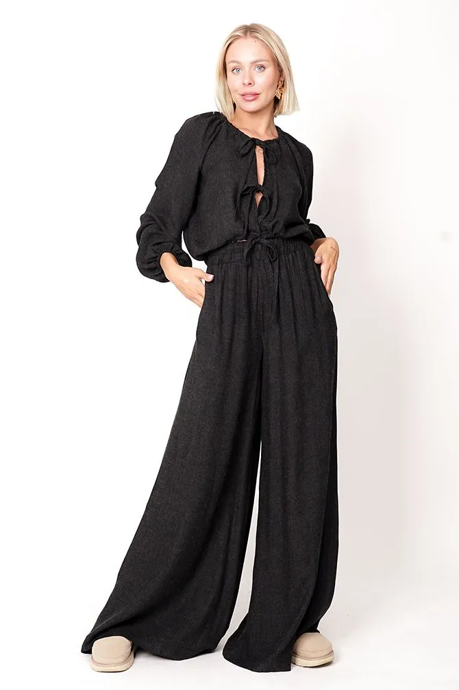 Skye Wide Leg Pants Graphite sold by Ivalo.com