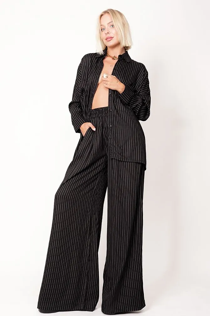 Wide Viscose Trousers Striped sold by Ivalo.com product image thumbnail 2