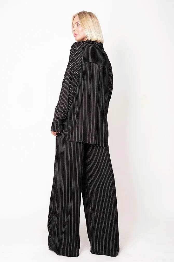Wide Viscose Trousers Striped sold by Ivalo.com product image thumbnail 5
