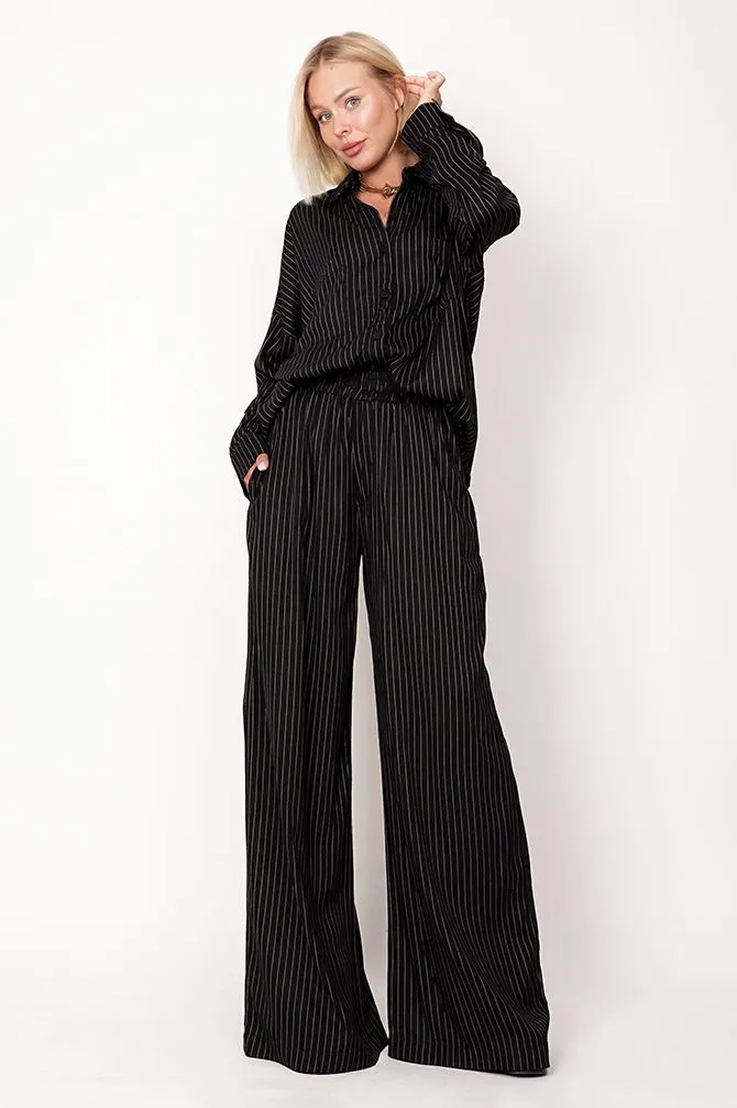 Wide Viscose Trousers Striped sold by Ivalo.com product image thumbnail 4