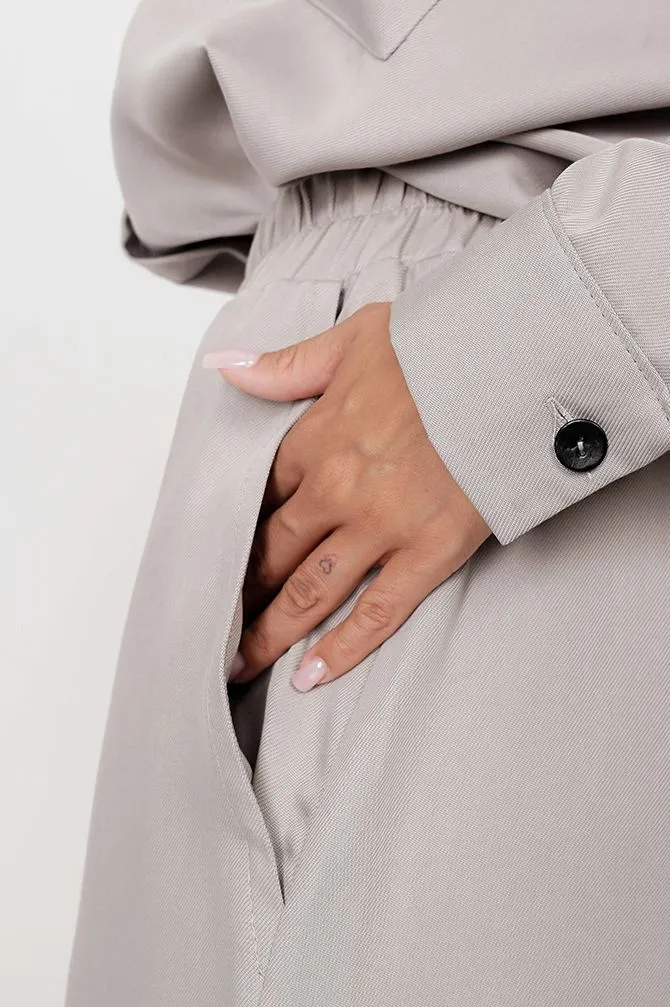 Wide Tencel Trousers Grey sold by Ivalo.com product image thumbnail 4