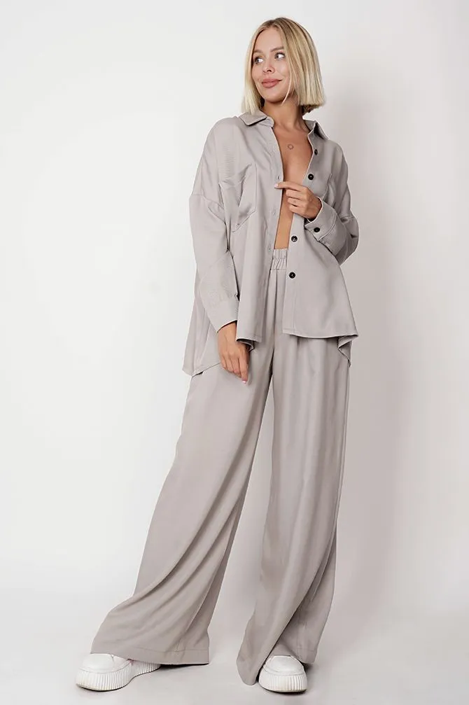 Wide Tencel Trousers Grey sold by Ivalo.com product image thumbnail 2