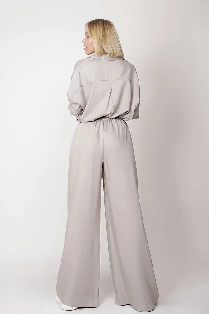 Wide Tencel Trousers Grey sold by Ivalo.com product image thumbnail 5