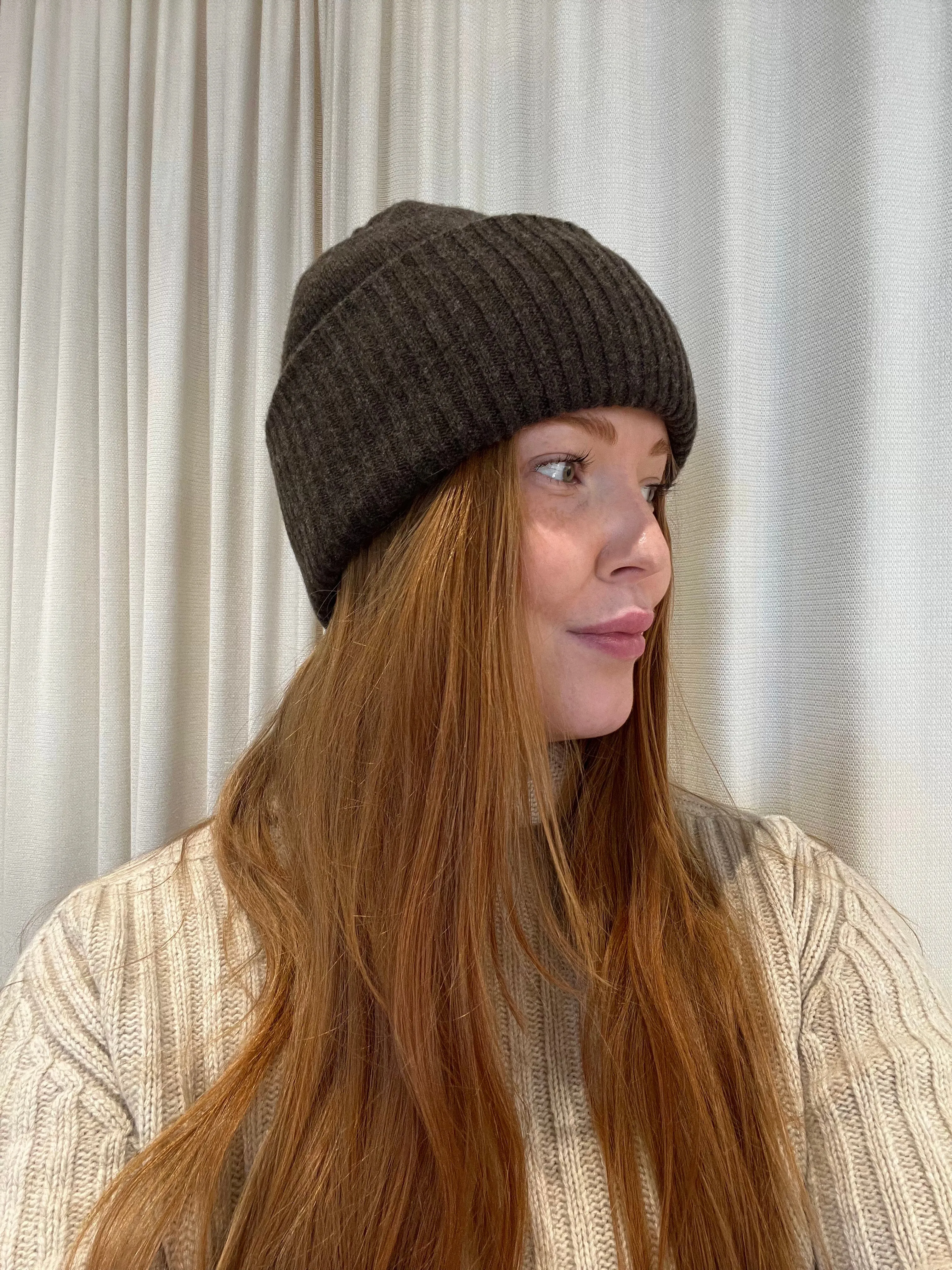 Fiskö Merino Beanie Bark Brown sold by Ivalo.com product image thumbnail 3