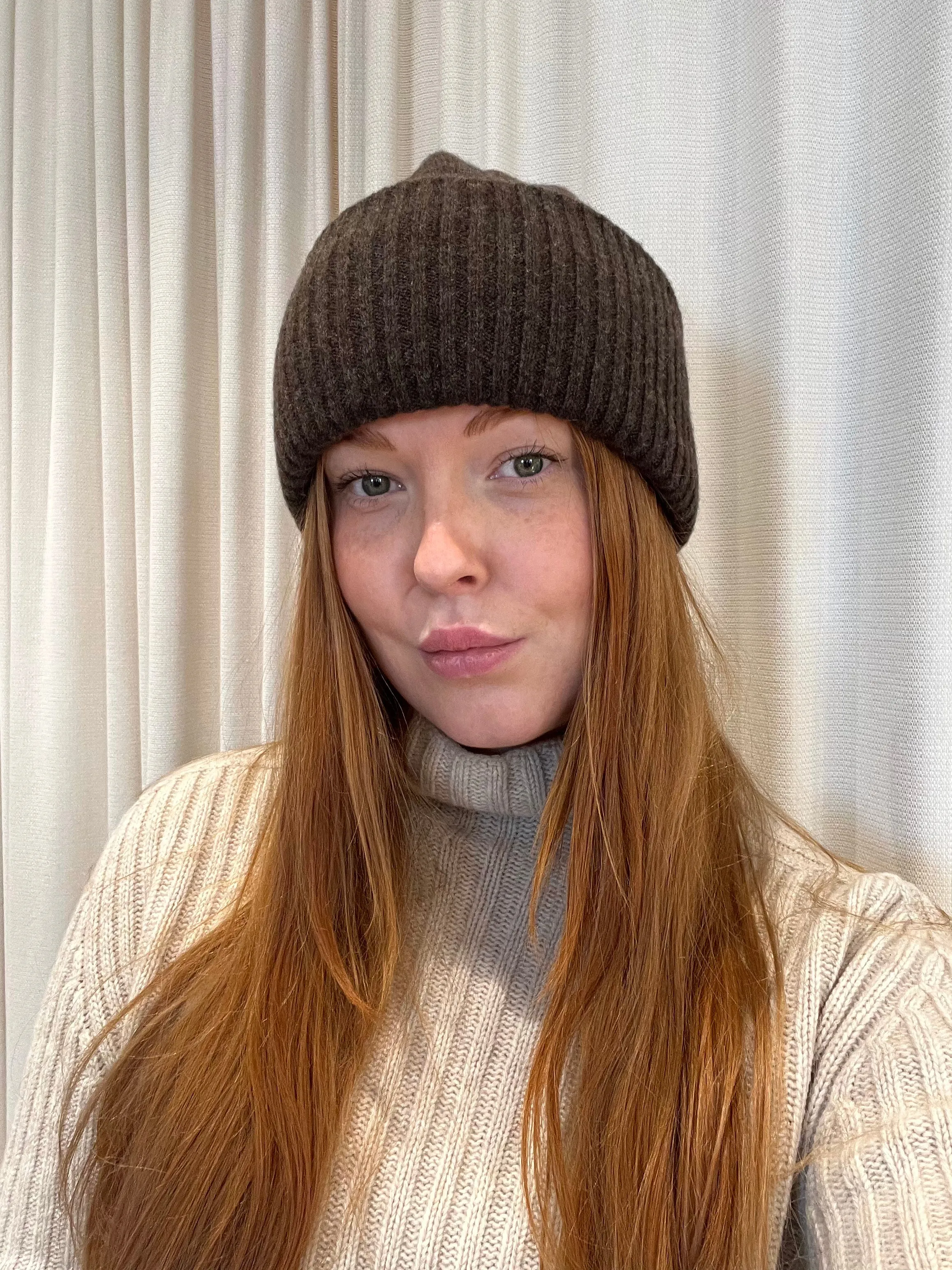 Fiskö Merino Beanie Bark Brown sold by Ivalo.com product image thumbnail 2