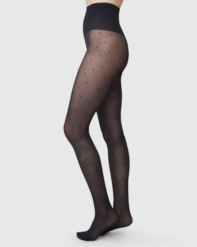 Doris Dots Tights Black sold by Ivalo.com