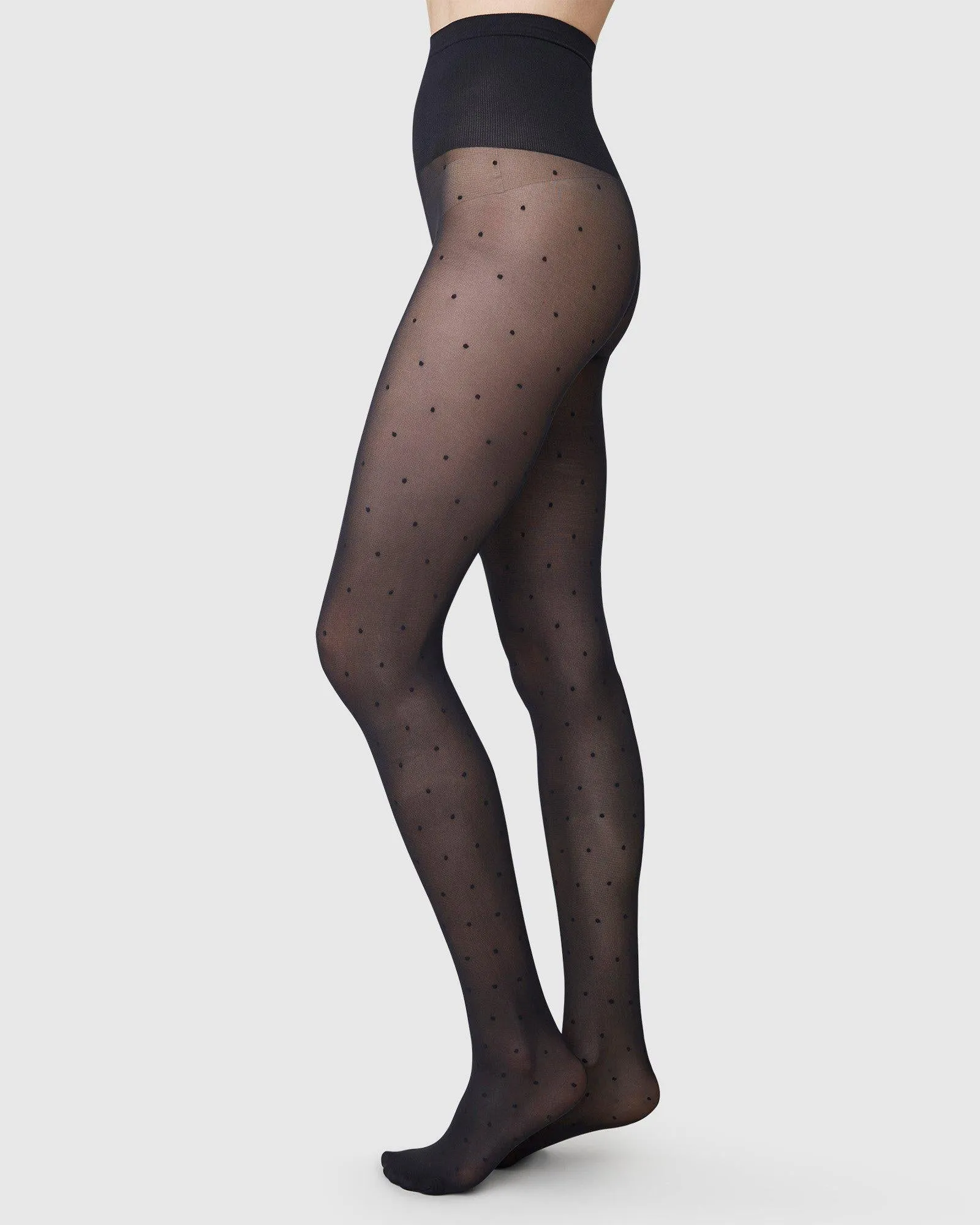 Doris Dots Tights Black sold by Ivalo.com