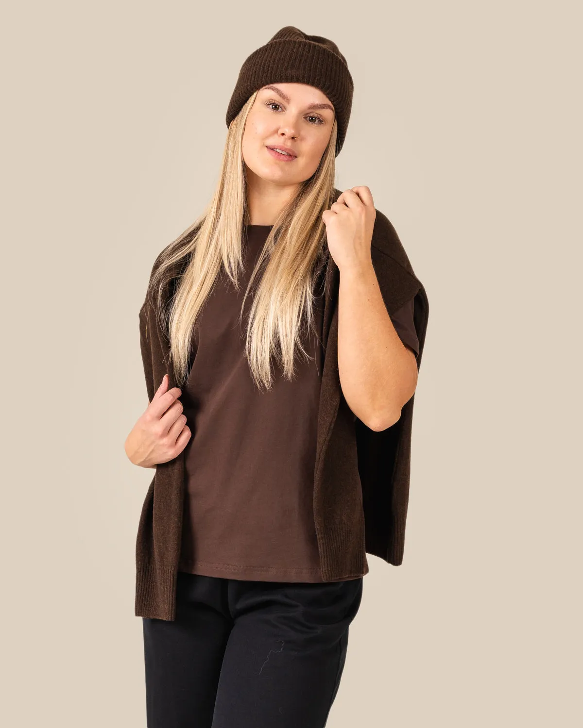 Toive T-Shirt Dark Brown sold by Ivalo.com product image thumbnail 5