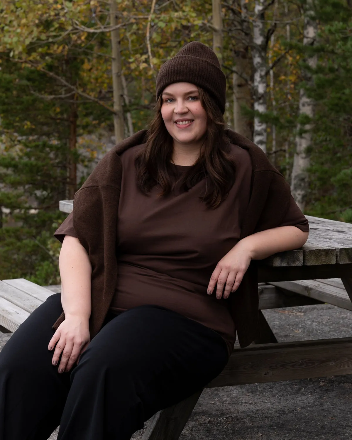 Toive T-Shirt Dark Brown sold by Ivalo.com