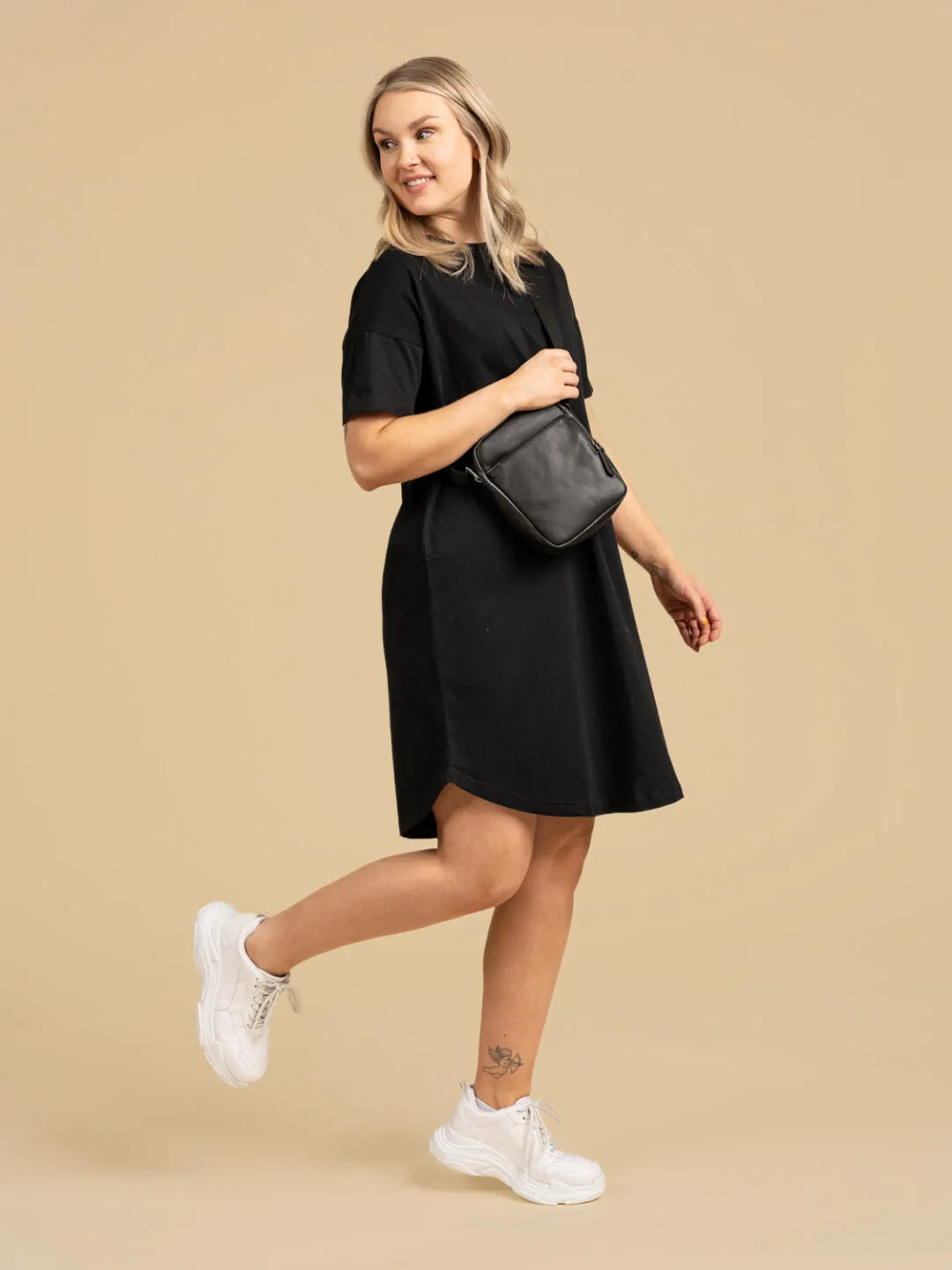 Noki T-Shirt Dress Black sold by Ivalo.com product image thumbnail 3