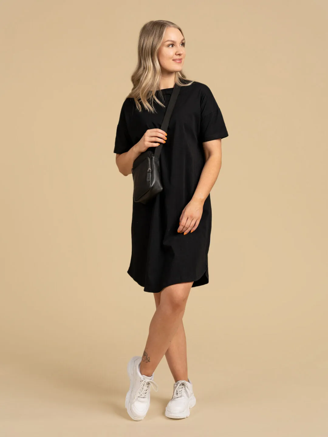 Noki T-Shirt Dress Black sold by Ivalo.com