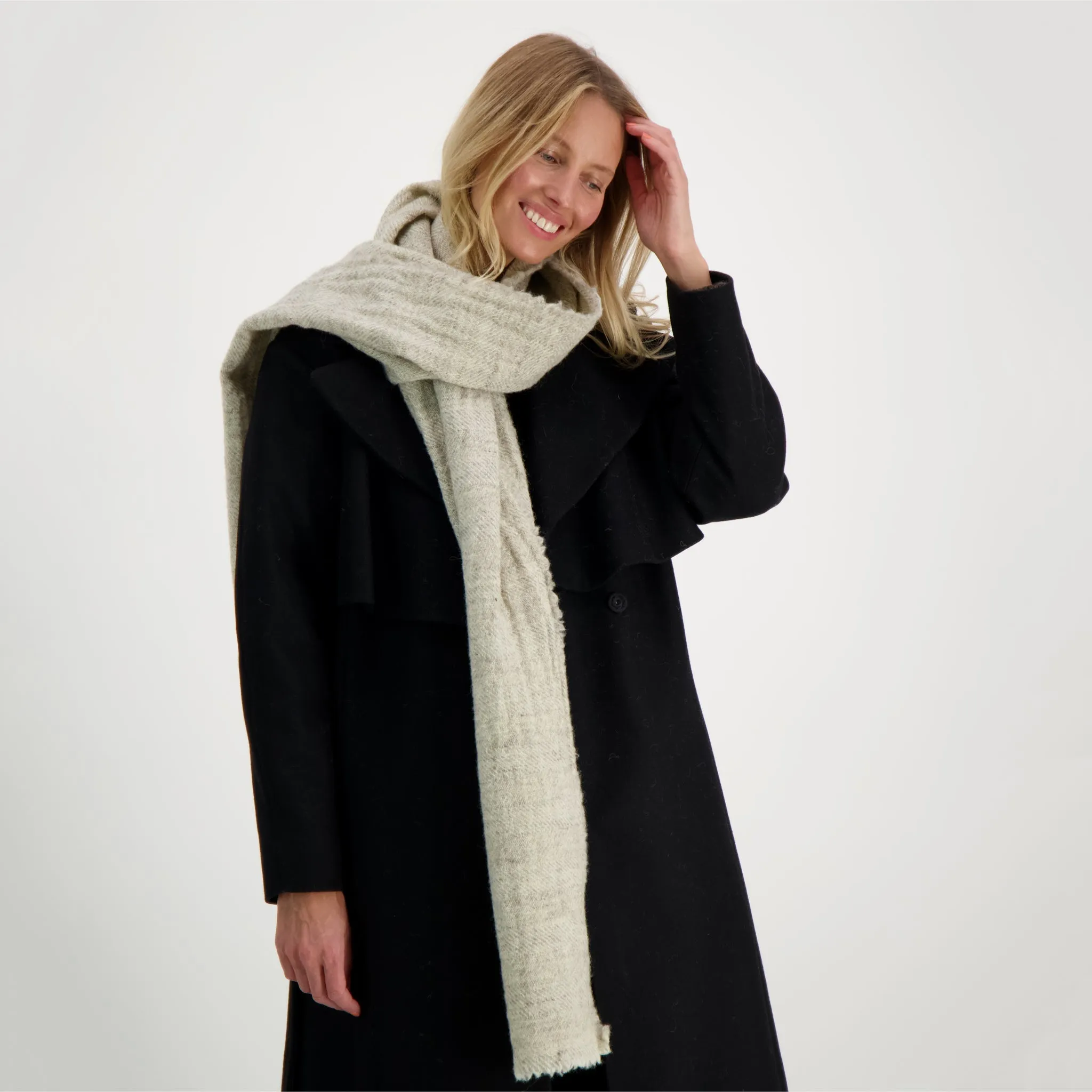 Eliel Scarf Light Grey sold by Ivalo.com