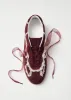 Tb.490 Crochet Burgundy Leather Sneakers sold by Ivalo.com