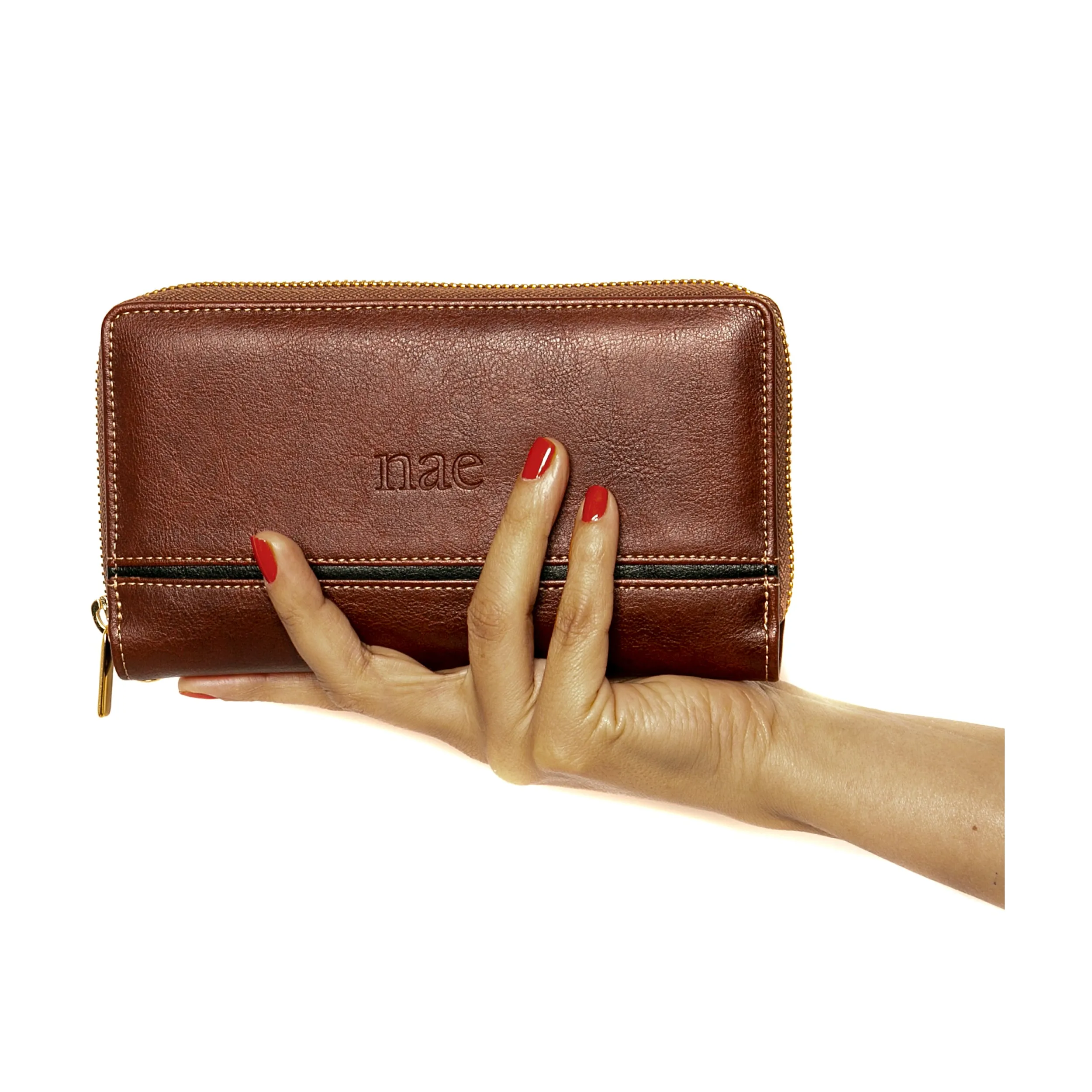 Mia Brown Wallet sold by Ivalo.com