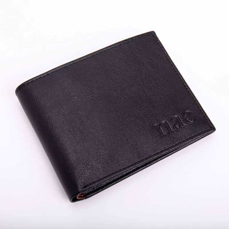 Moscow Black Vegan Trifold Wallet sold by Ivalo.com
