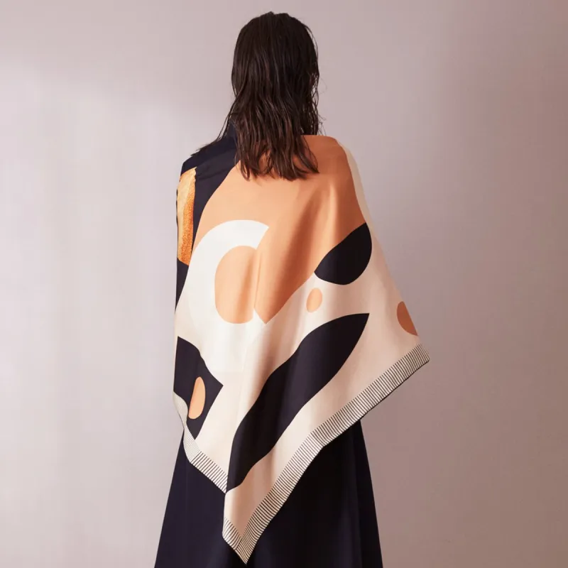 Large Silk Scarf Velvet Diagram sold by Ivalo.com